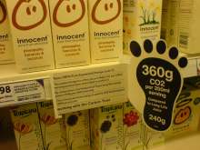 image: innocent smoothie carbon labelling co2